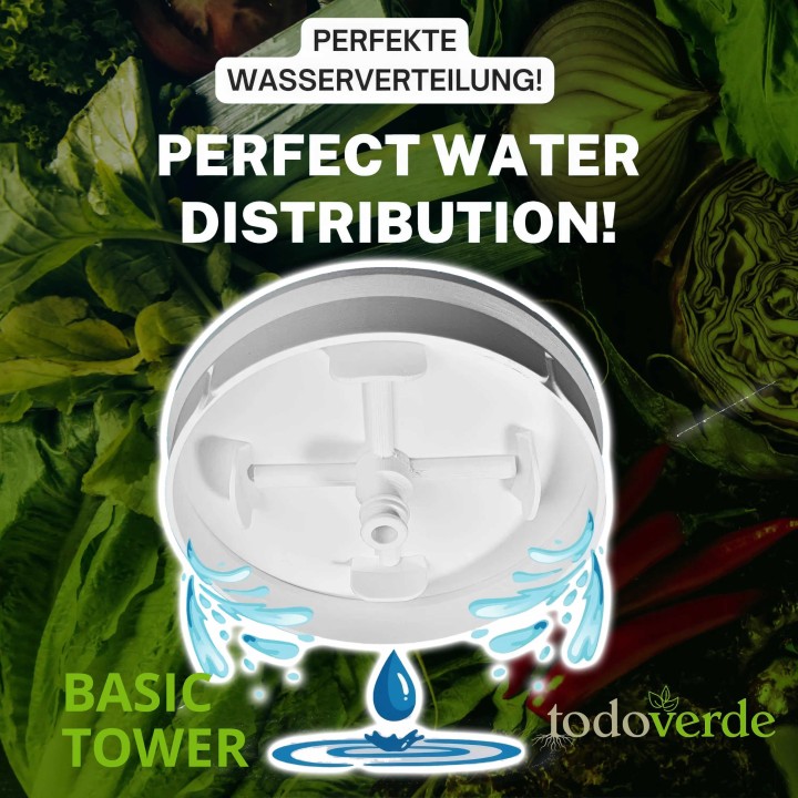 Hydroponisches Pflanzenturm mit 36 Pflanzplätzen