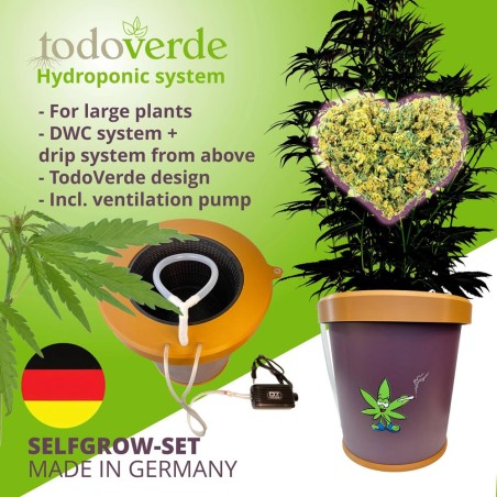 DWC Hydroponik System für Hanf & große Pflanze